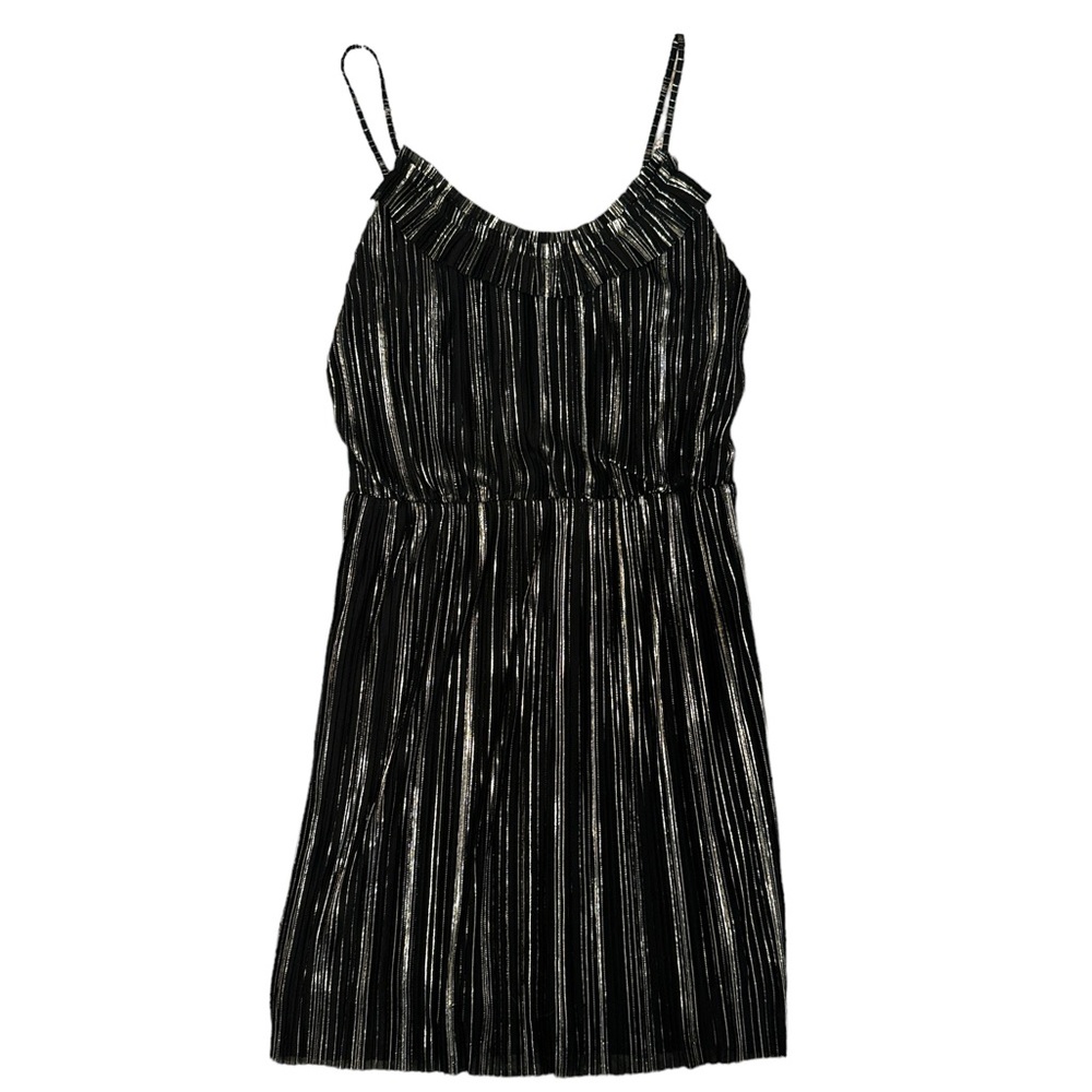 Metallic thread mini dress. NWT